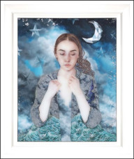 A Paper Moon - Artist Proof - White Framed