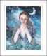 A Paper Moon - Artist Proof - White Framed