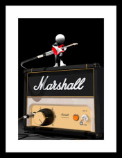 All The Way To 11 (Marshall) - On Paper - Black Framed