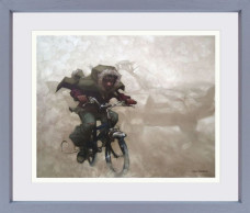 Batmobile To Turbo - Grey Framed