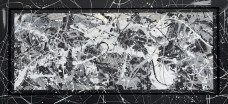 Chromatic Supernova - Original On Aluminium - Framed