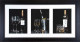 Bottom's Up (Triptych) - Black Framed