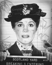 Breaking And Entering (Black & White) - Mounted