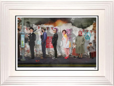 Britannia Row II - Artist Proof White Framed