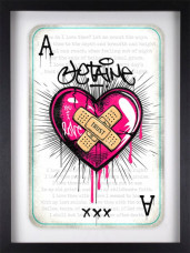 Broken Heart? - Artist Proof - Black Framed