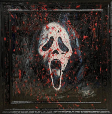 Do You Like Scary Movies - Deep Cast Liquid Resin - Framed