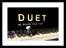 Duet (2024) - On Paper - Black Framed