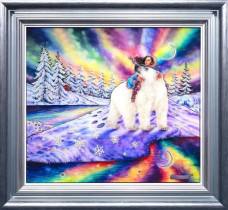 East Of The Sun, West Of The Moon - Silver-Blue Framed