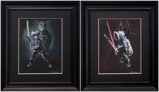 Force It & Go Dark - Sketch (Pair) - Framed