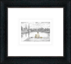 Have We Got A Bite? - Sketch - Black Framed
