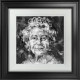 Her Majesty (The Queen) - Miniature - Black Framed