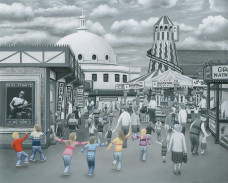 Just Like The Spanish City To Me - Canvas - Board Only