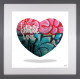 I Choose Love - White Background - Regular Size - Grey Framed