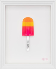 Ice Ice Baby (White Border) - Original - Framed