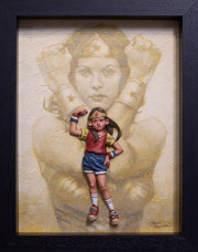 It's A Wonderful Life (Wonder Woman) - 3D Sculpture Art