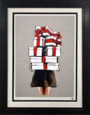 It's The Thought That Counts - Sketch - Black Framed
