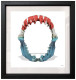 Jaws - White Background - Regular Size - Framed