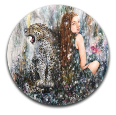 Leopardess - Artist Proof - Unframed Canvas