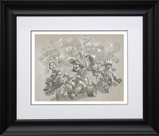 Let's A Go - Sketch - Original - Black Framed