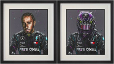 Lewis - Seven Time World Champion - 3D Lenticular - Framed