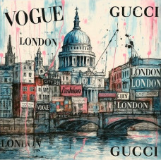 London Cityscape - Limited Edition - Black Framed