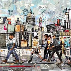 London Walk (Square) - Limited Edition - Print only