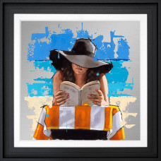 Lost In Fiction - Embellished Aluminium - Black Framed