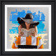 Lost In Fiction - Embellished Aluminium - Black Framed