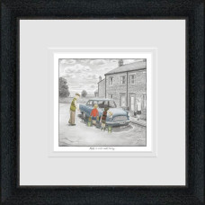 Make It Nice And Shiny - Sketch - Framed