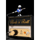 Rock 'N' Roll - Blue - On Paper - Mounted