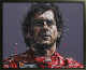 Senna 24th Anniversary Commemorative - Canvas - Black Framed - Framed Box Canvas