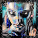 Silence - Canvas - Unique Edition - Paint Splatter Framed - Framed Box Canvas