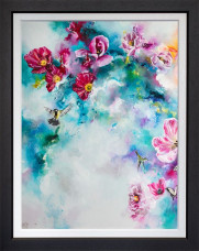Spring Blossom I - Canvas - Black Framed
