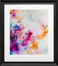 Spring Blossom II - Black Framed