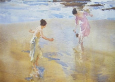 The Beach Game - Mounted