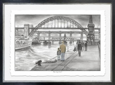 The Big River - Deluxe Sketch - Framed