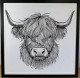 The Cow - Original - Black Framed
