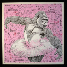 The Gorilla Ballet - Original - Framed