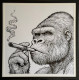 The Gorilla - Original - Black Framed