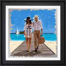 The Great Escape - Embellished Aluminium - Black Framed