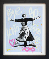 The Hills Are Alive - (Blue) - Framed