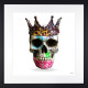 The King Of Mortality - White Background - Regular Size - Black Framed