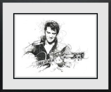 The King Of Rock & Roll  - Standard - Black Framed