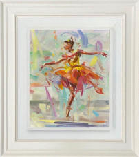 The Melody Of Freedom - Miniature - Cream Framed