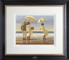 The Picnic Party (Large) - Black Framed