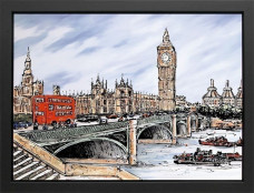 The Place To Be - Black Framed