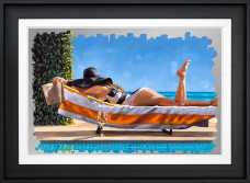 Two Weeks With Pay - Embellished Aluminium - Black Framed