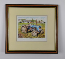 1964 Fordson Dexta - Dark Wood Framed
