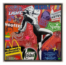 A Hero's Welcome - Original - White Framed