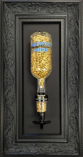 Absolutely Wasted - Gold - Original - Black Framed